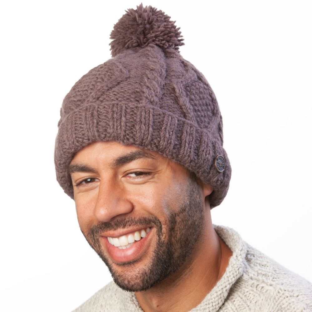 Celtic fashion bobble hat