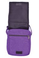 Small Printed Cotton Bag - Purple