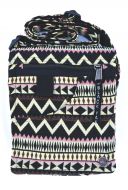 Small Aztec Fabric Bag - Brown