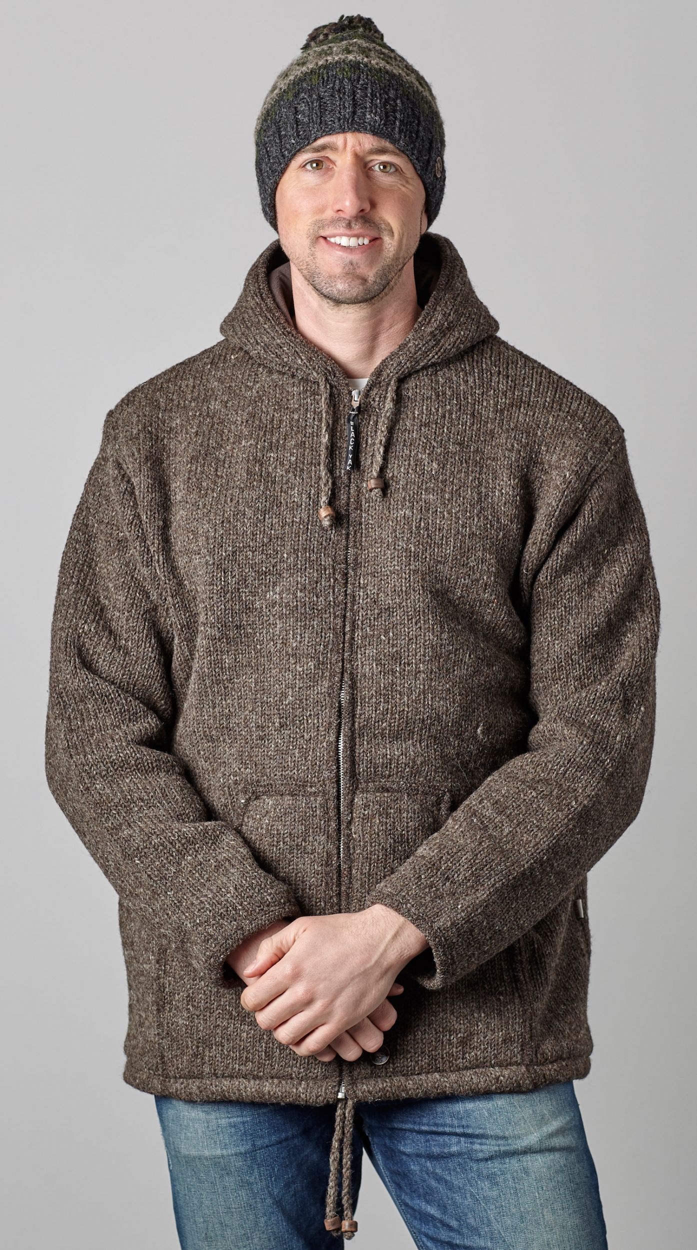 wool jacket with hood