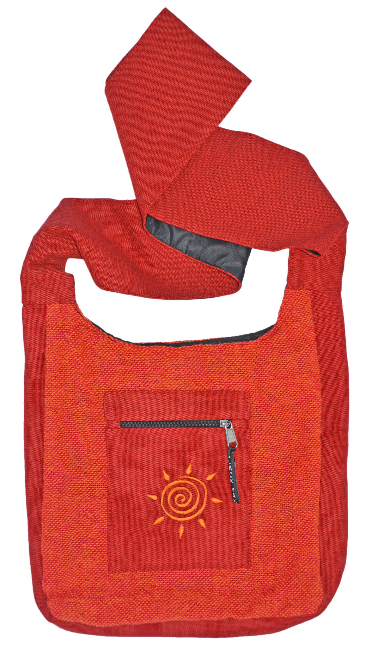 orange weave bag