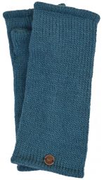 Fleece lined wristwarmer - Plain - Aqua