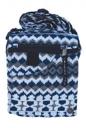 Small Aztec Fabric Bag - Blue