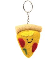 Pizza - Wool Felt - Keyring