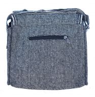 Large Gheri Cotton Saddle Bag - Grey