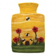 Handmade - Felt Hot Water Bottle - Bees