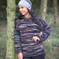 Handmade Pure Wool - Wotknot Jumper - Grey