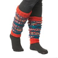 Pure Wool Leg warmer - Cosmos - Spice