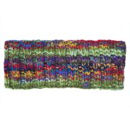 Pure Wool - Electric Stripe Headband - Green