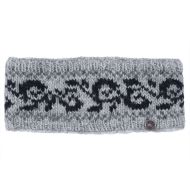 Pure Wool Fleece Lined - Alpine Headband - Greys