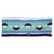 Pure Wool Hand Knit - Mushroom Headband - Aubergine