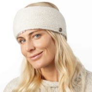 Pure Wool Sherpa Fleece Lining - Fine Wool Mix Headband - White