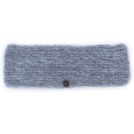 Pure Wool Sherpa Fleece Lining - Fine Wool Mix Headband - Pearl Grey