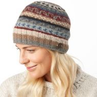 Pure Wool - Fair Isle Hedgerow Beanie - Dawn