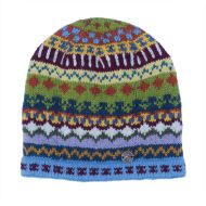 Pure Wool Hand knit - Kaleidoscope - Baggy Beanie - Atlas