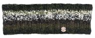 Pure Wool Fleece Lined - Natural Electric Headband - Dark Green