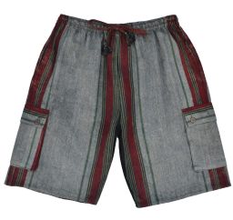 Sharma Cargo Shorts - Black/Grey