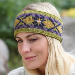 Pure Wool Hand Knit - Cosmos Headband - Highland