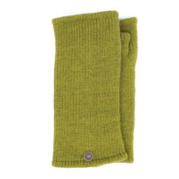 Fleece lined wristwarmer - Plain - Leaf Green