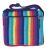 Medium Cotton Stripe Bag - Rainbow