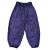 Stonewashed Wide - Harem Trousers - Purple