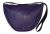 Leather Slouch Bag - Purple