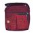 Medium Double Pocket Bag - Deep Red