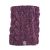 Pure wool - fleck cable handwarmer - aubergine