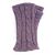 Fleece lined wristwarmer - cable - pale heather