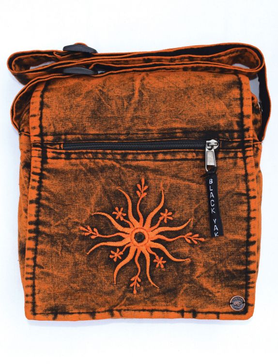 Small Star Stonewashed Bag - Orange