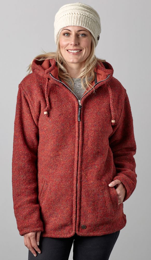 Women's Fleece Jacket Rust