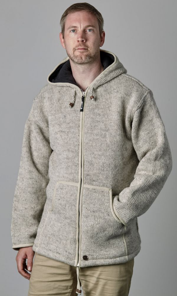 pure wool hoodie