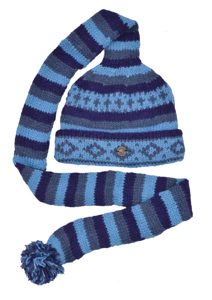 long knit hat