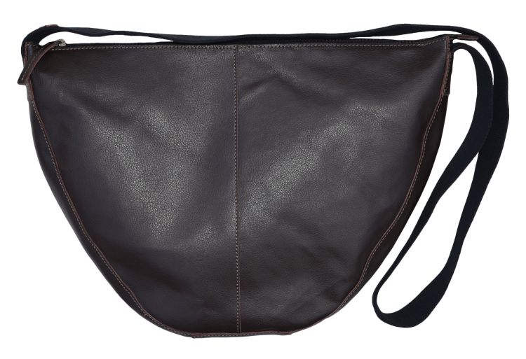 Leather Slouch Bag - Large - Bro | Black Yak