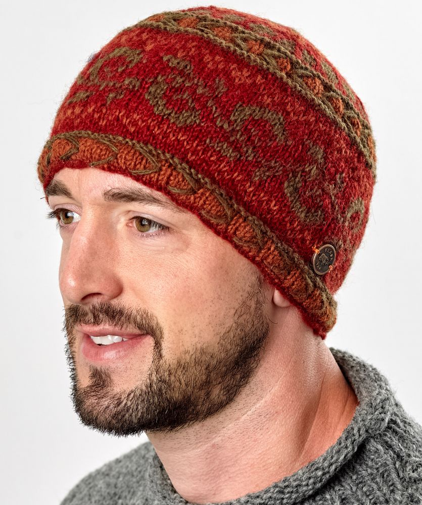 men's woolen beanie cap